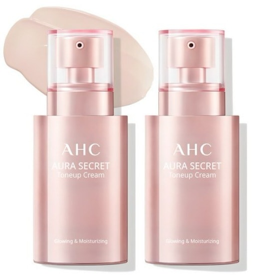 [1+1] オーラ シークレットトーンアップクリーム SPF30 PA++ 50g x 2個 (しっとり/光彩/水光/トーンアップ/パデフリー/3in1マルチケア)