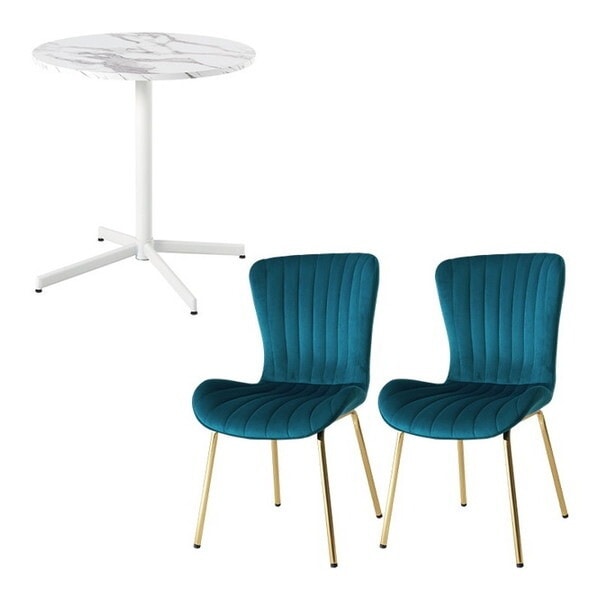 LT-4931MWH-63DBL-S テーブル&チェア3点セット メーカー直送