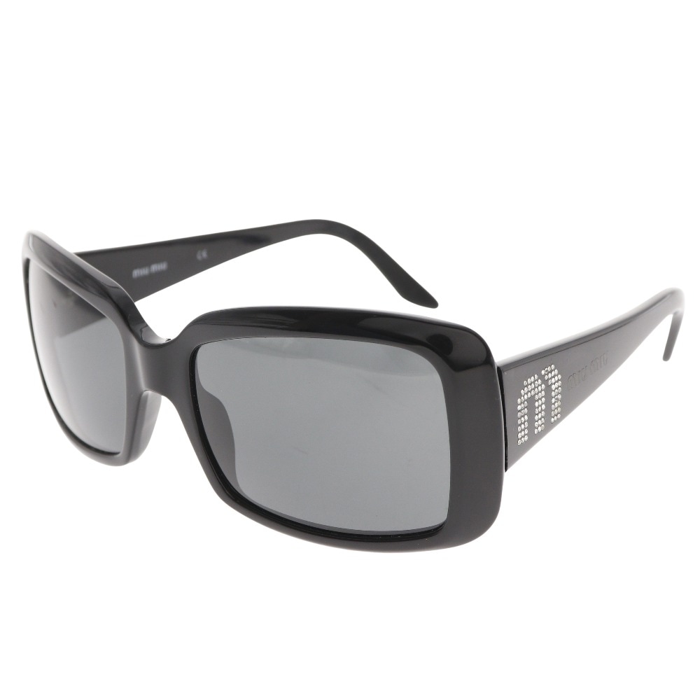 SMU 10G ラインストーン Mロゴ 1AB-1A1 サングラス レディース 中古品