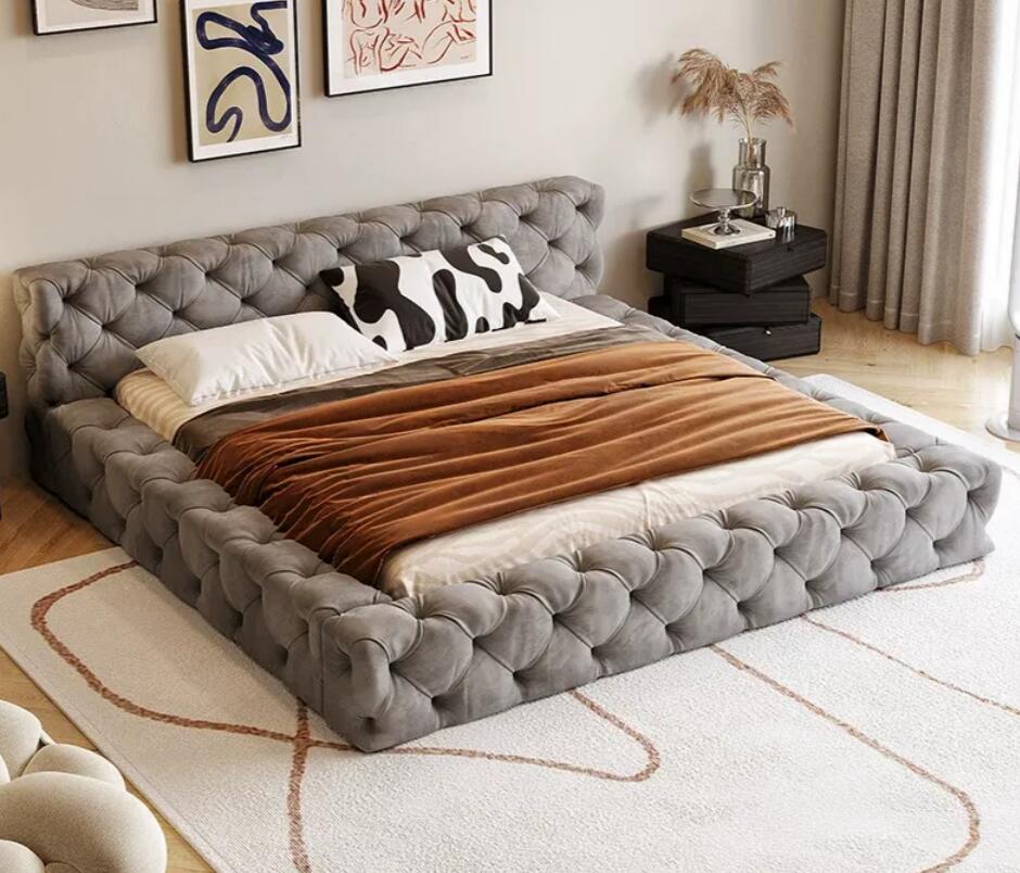 和式畳ベッド家庭用ベッド現代シンプルベッド贅沢ダブルベッド　モダンスタイル 今の時代に合ったもの