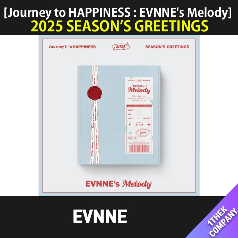 （playjelly / makestar特典）EVNNE Season’s Greeting [Journey to HAPPINESS : EVNNEs Melody]
