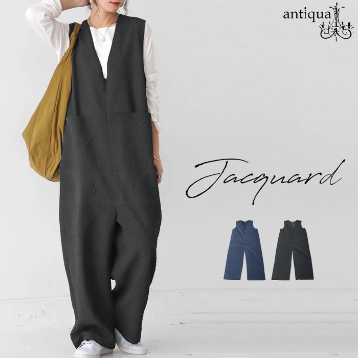 ジャガードオールインワン オールインワン レディース 送料無料・再再販(500)メール便可 7,349円