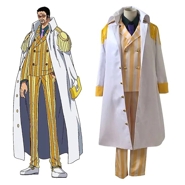 コスプレ衣装 ONE PIECE ワンピース ボルサリーノ 黄猿 の コスプレ衣装 ダルマ 1047