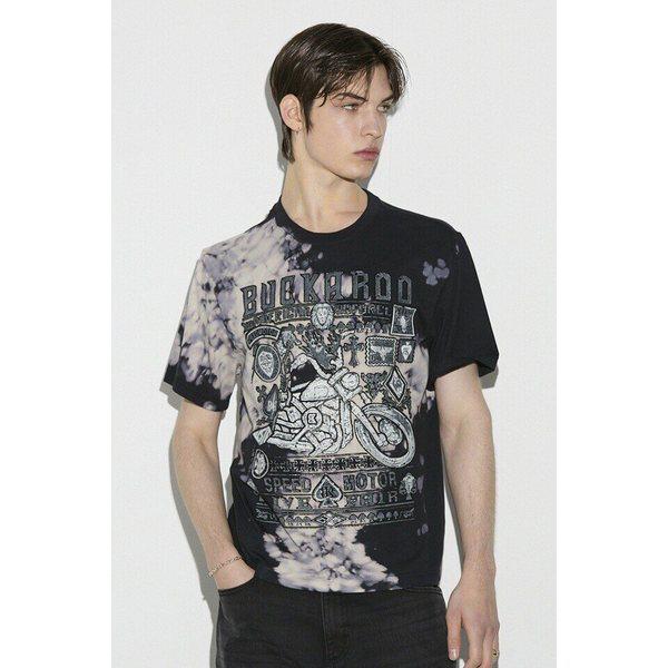 PREMIUM シングル ビンテージ アートワーク 半袖Tシャツ 252TS393-97_IC