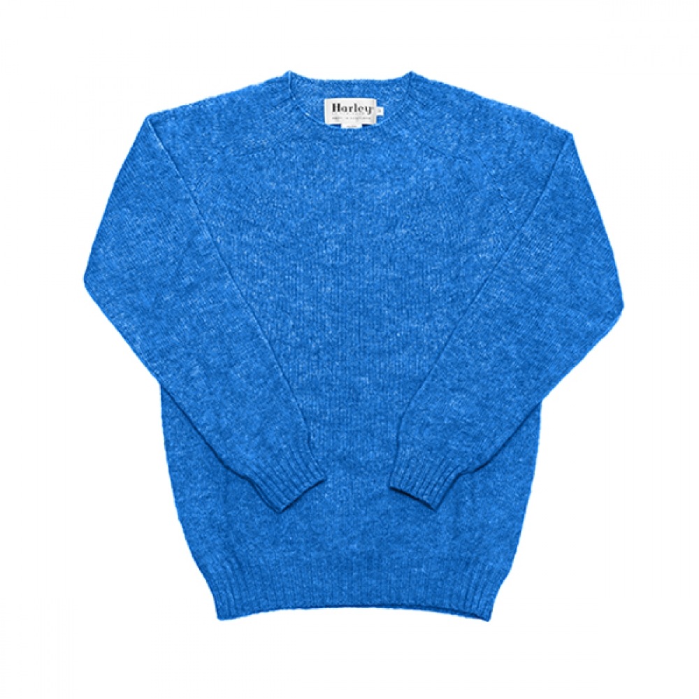 HALLIOVE スコットランド M3834 7 シャギーブルートゥーンシャゲドッグブルートゥーンホールガーメントメンズニット