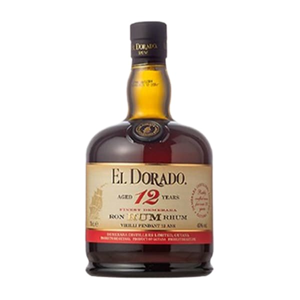 【正規品】エルドラード 12 年 ダークラム ガイアナ デメララ ラム 700ml 40％EL DORADO AGED 12 YEAR DARK DEMERARA RUM 700ml 40%