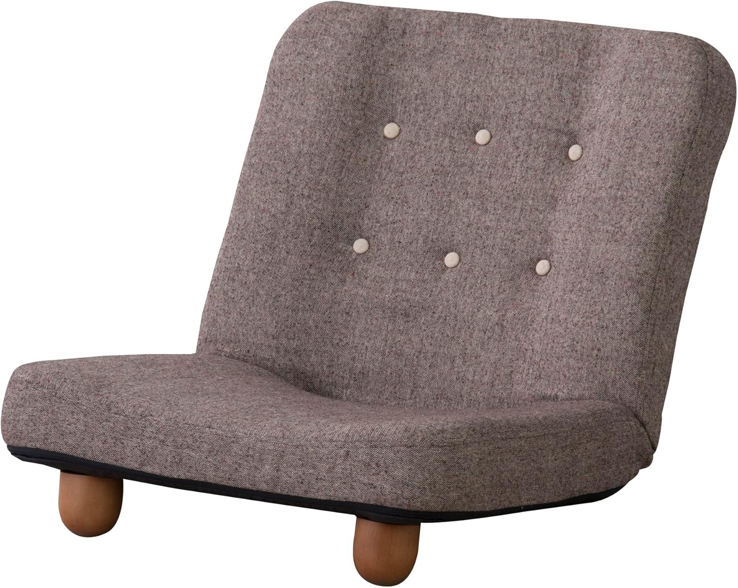 AZUMAYA 脚付き座椅子 スマート ブラウン RKC-930BR