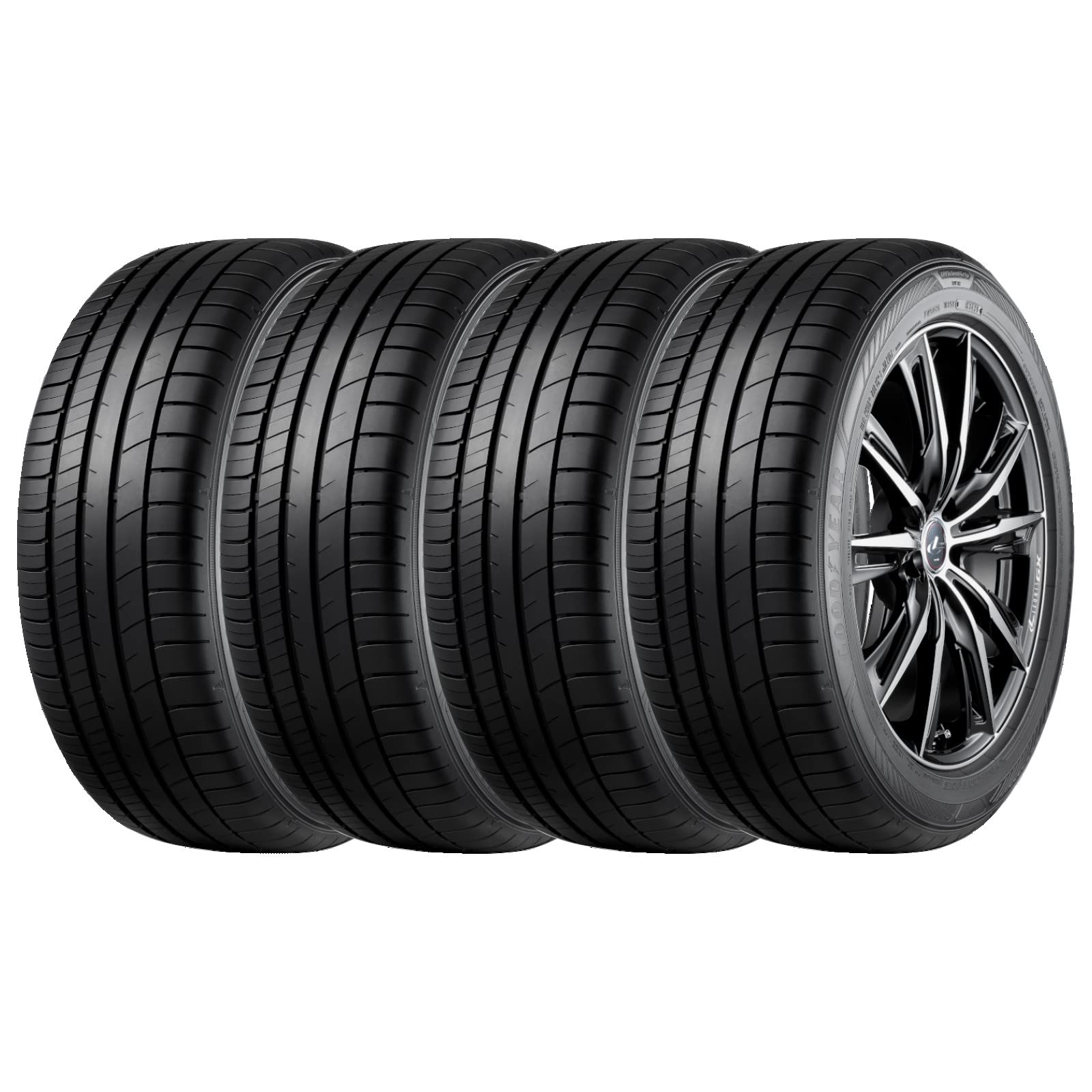 グッドイヤー(GOODYEAR) サマー ミニバン用 195/65R15 91H EfficientGrip RVF02 タイヤのみ・ホイールなし 4本セット 05605118