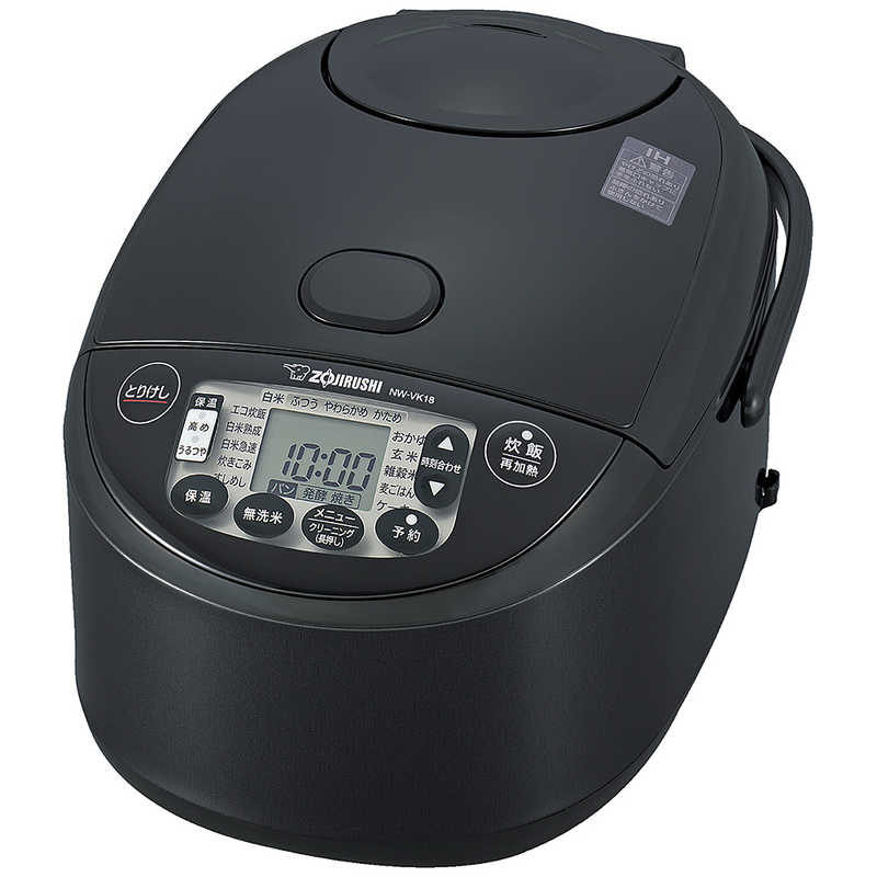 象印マホービン　ZOJIRUSHI　炊飯器 1升 極め炊き IHジャー ブラック　NW-VK18