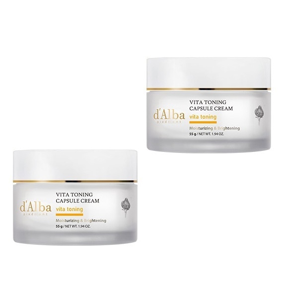 [1+1]ビタトーニングカプセルクリーム55g+55g /グルタチオン/生気/保湿/活力/デイリーケア/ホワイトトリュフ/ビタミン