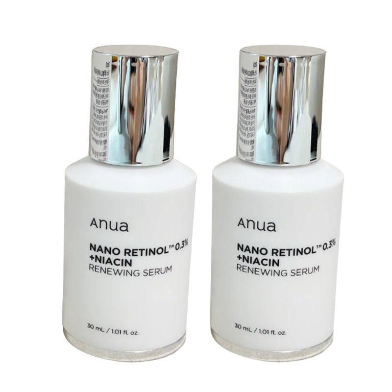 Anua 公式 アヌア レチノール 0.3 ナイアシンリニューイングセラム 30ml+30ml
