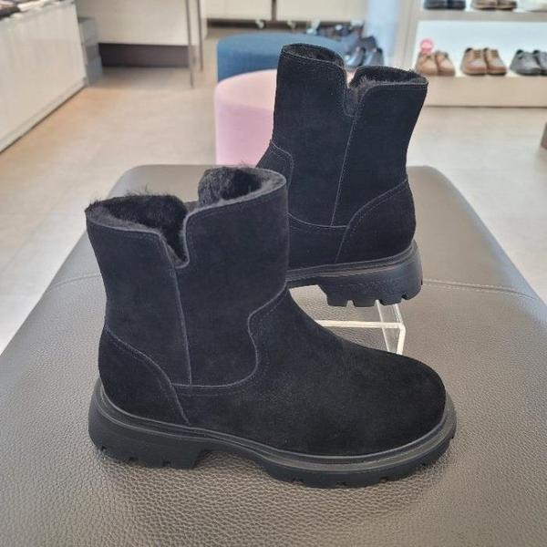 ESQUIRE HC13 コンバットブーツ 女性 スエード ウォーカーチャン ショートブーツ YAEWBS625 (S44667406)