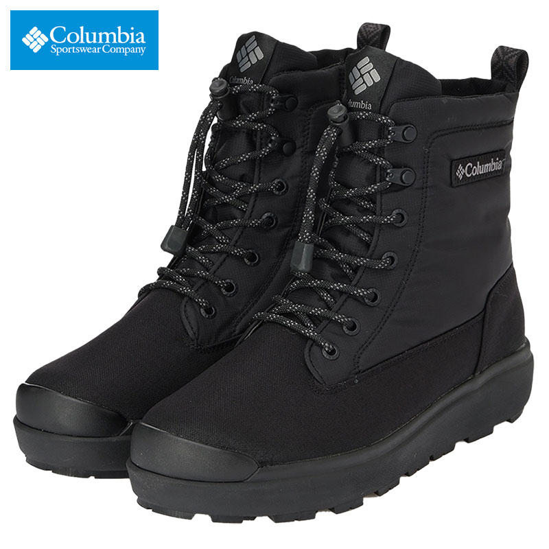 コロンビア 防水ブーツ COLUMBIA チャッカブーツ メンズ アウトドア ブランド 大きいサイズ おしゃれ ウォータープルーフ オムニヒート 黒