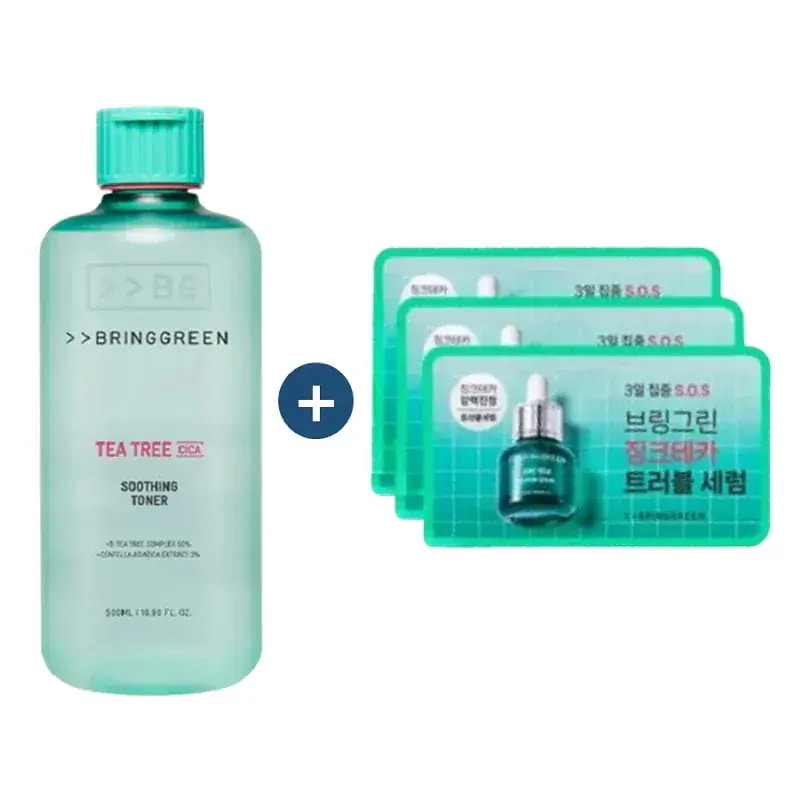 【並行輸入】 ティーツリー シカ 鎮静トナー 大容量 250mL / 500mL 企画セット 4,529円