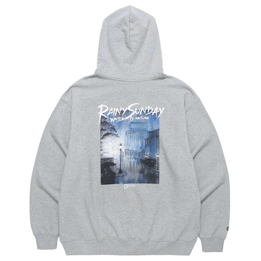 CAVISH [アウトレットムジンジャン] RAINY SUNDAY HOODIE GREY(CV2CFUM404A)