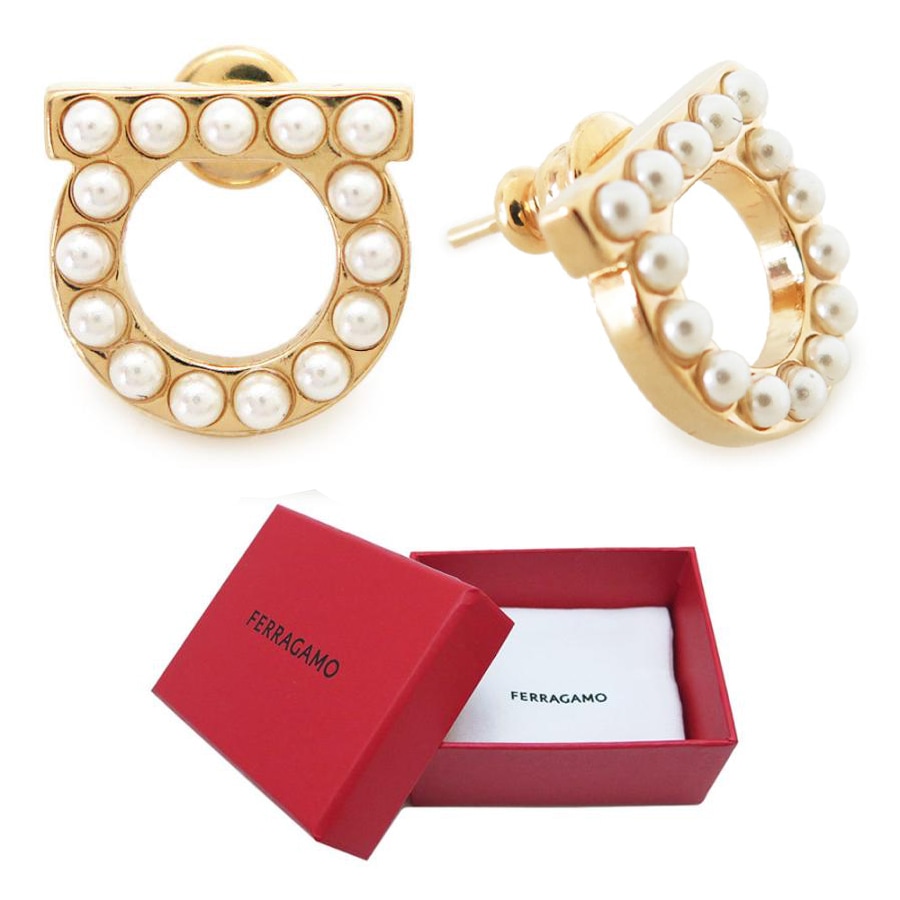 ピアス レディース 760125 スタッドピアス アクセサリー ガンチーニ パール