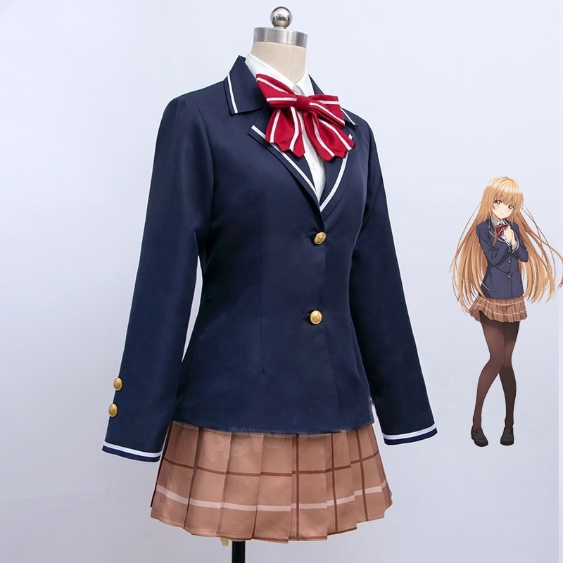 お隣の天使様 椎名真昼 コスプレ衣装 制服 演出服 コスム ハロウィン イベンド 変装 仮装 文化祭 変身 ステージ服