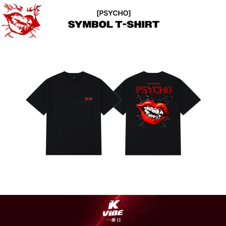 [PSYCHO] BABYMONSTER SYMBOL T-SHIRT