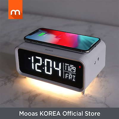 Qoo10] ムアス 最大 15W 高速ワイヤレス充電 クロッ : 家具
