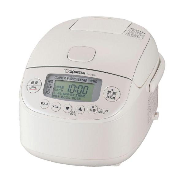 ZOJIRUSHI 象印マホービン NP-RU05-WA ホワイト 炊飯器 圧力IH炊飯ジャー 3合炊 極め炊き