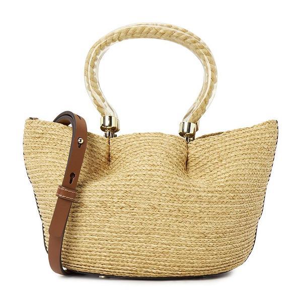 カメリア 女性 バスケットバッグ BAG51749 NATURAL CUOIO