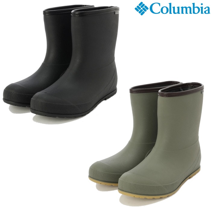 【即納】 コロンビア Colombia メンズ レディース レインブーツ ラディーリーフ ショート 折りたためる レインシューズ RUDDY LEAF SHORT YU9049