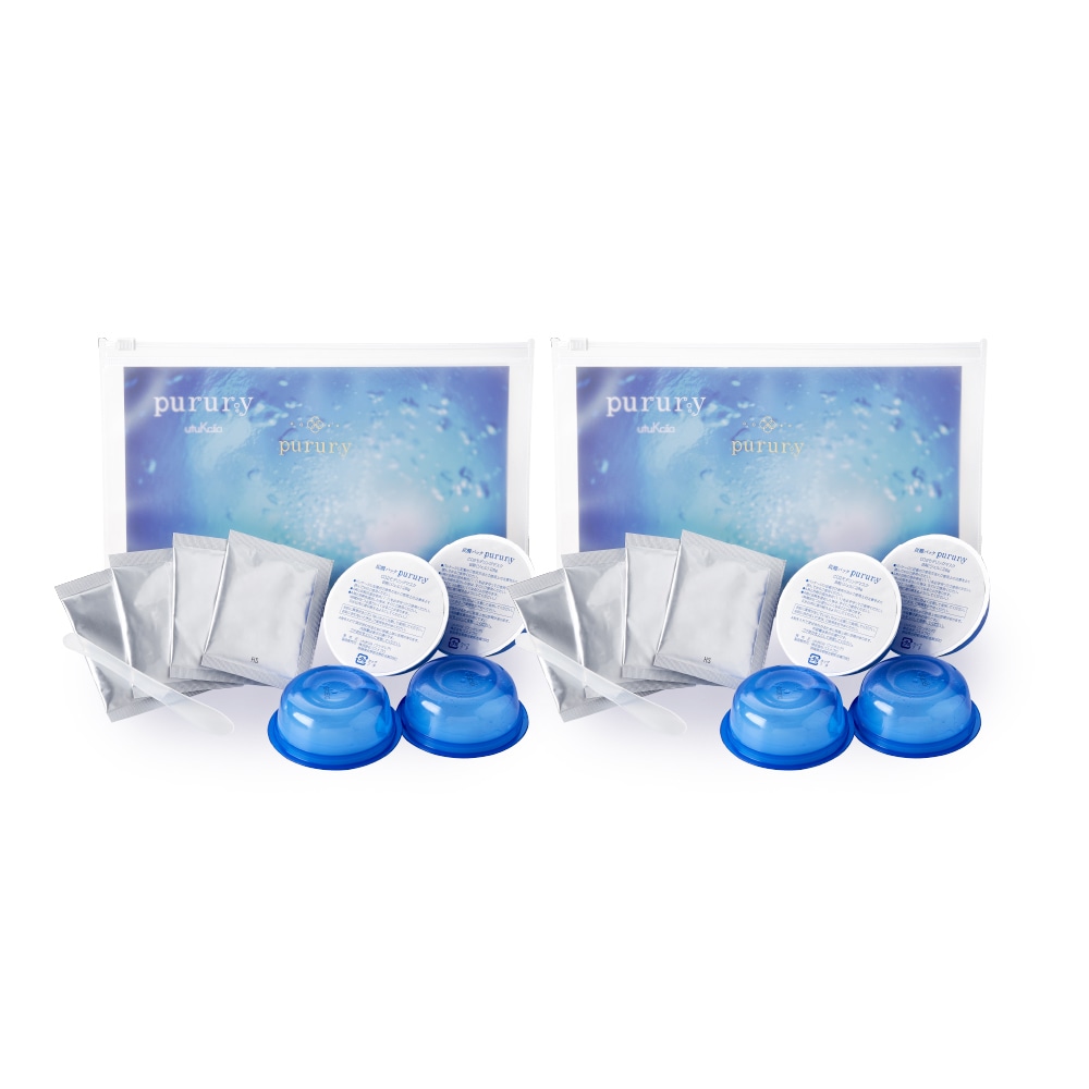 炭酸パックプルリ　4個入　ｘ2　垂れない ジェル 毛穴 美肌 フェイスパック 無添加 無香料 日本製