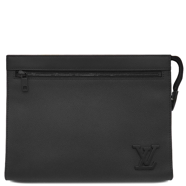 ルイヴィトン LOUIS VUITTON ショルダーバッグ メッセンジャー ヴォワヤージュ グレインレザー ノワール ブラック金具 黒 LVアエログラム M59329 RFID 【保存袋】【中古】