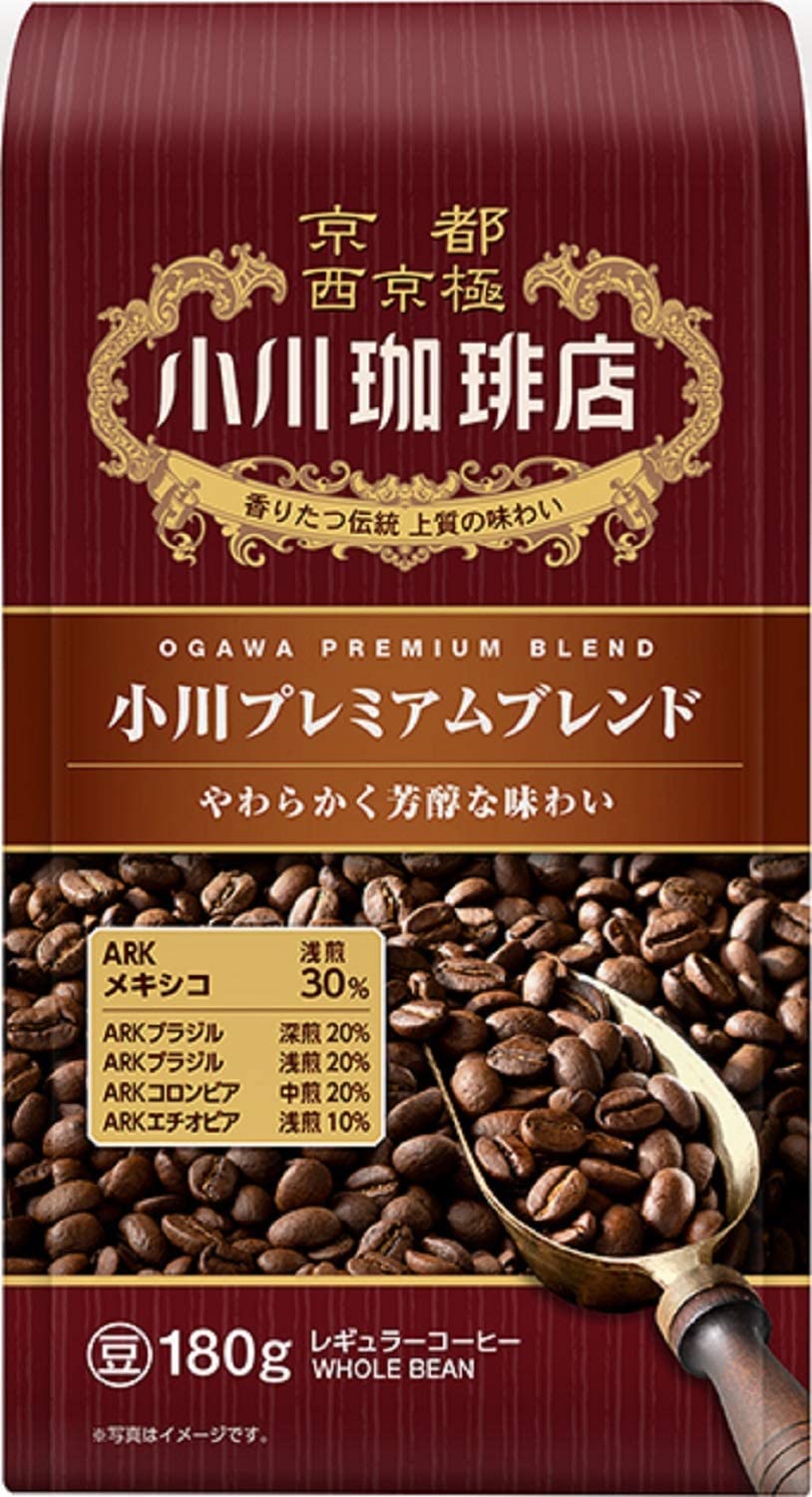 欲しいの 小川珈琲店 小川プレミアムブレンド 180g 豆 インスタント