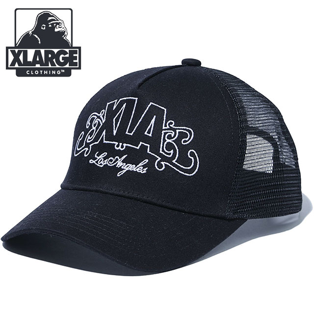 XLA メッシュキャップ [101253051006] XLA MESH CAP メンズ・レディース 帽子 トラッカーキャップ BLACK 正規取扱店