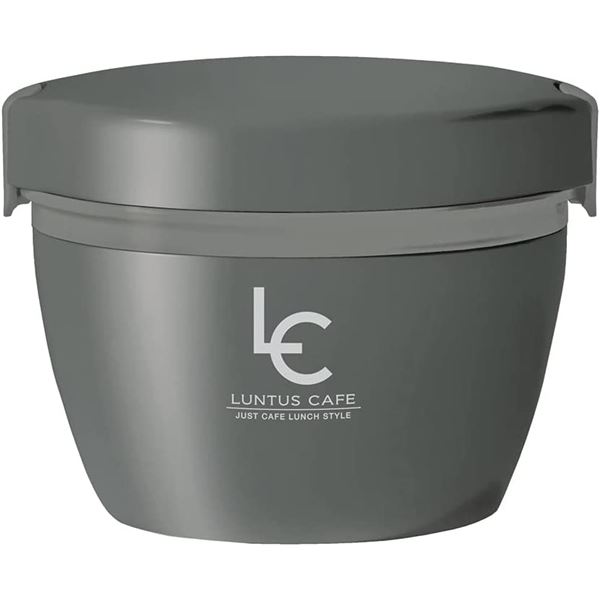 [2個セット] アスベル ランタスCAFE ステンレス保温 カフェ丼ランチ 800ml グレー HLB-CD800