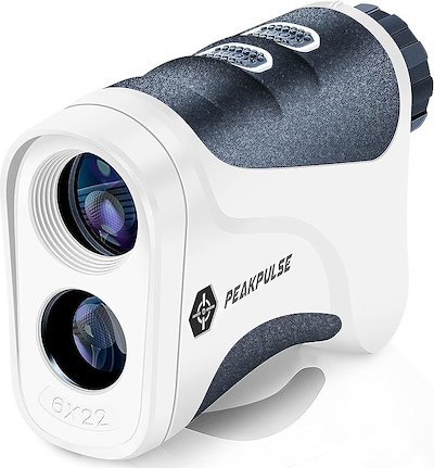 他サイト： ゴルフ用 レーザー距離計 距離測定器 ゴルフスコープ 光学6倍望遠 照準合わせ IPX5防水 連続測定 スロープ補正 旗竿ロック コンパクト 収納ケース付き(黒白)の商品画像