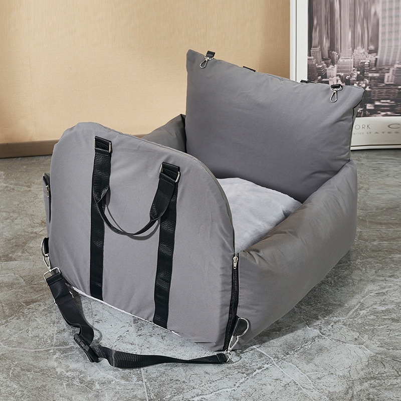 ペットベッド ドライブベット キャリーバッグ 犬用 猫用 車載 ドライブシート 車用シート 座席 マット ドライブボックス 飛び出し防止 安全ベルト お出かけ