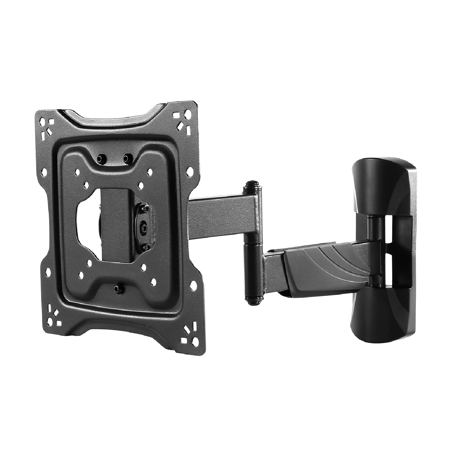 グリーンハウス テレビ壁掛け金具 シングルアームタイプ 17~43インチ対応 耐荷重25kg 上下左右アーム フリー 上下角度調整 ディスプレイ/TV用 軽量 GH-WMRA-BK 23579