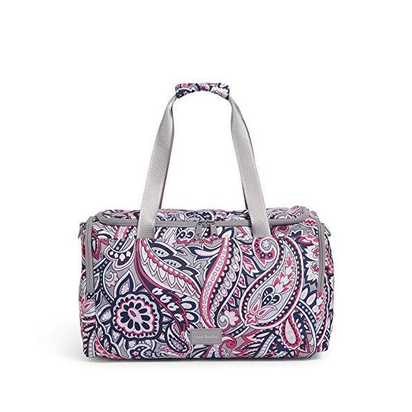 Vera Bradley Women s Recycled Lighten Up ReActive Small Gym Travel Bag， Gramercy Paisley， One Size 並