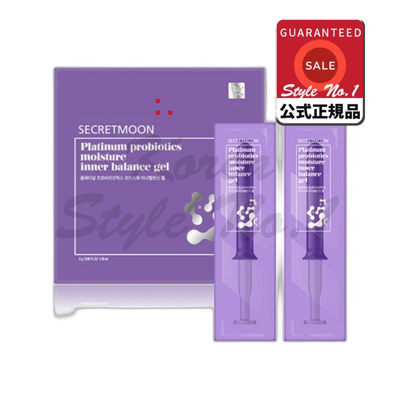シークレットムーンプロバイオティクスインナーバランスジェル使い捨てシリンジゲル30個入り60g