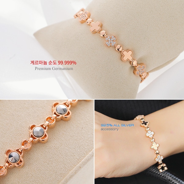 割引 [SuSu] Spring Scent Silver Germanium Bracelet (18BS660) ブレスレット  size:18.5cm - aegis.qa