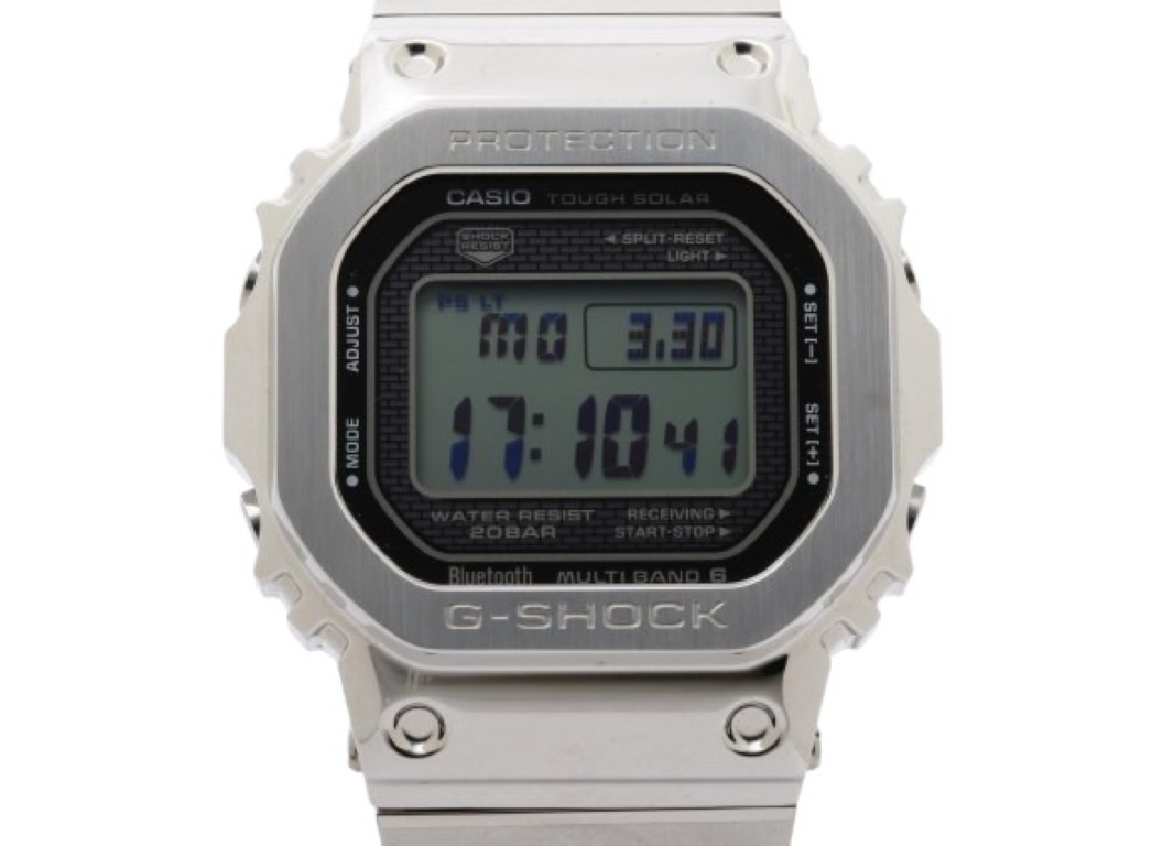 腕時計 G-SHOCK FULL METAL 5000 SERIES GMW-B5000D-1JF ステンレススチール - デジタル ブラック シルバー系 ウォッチ ブランド 高級 人気【本物保証】