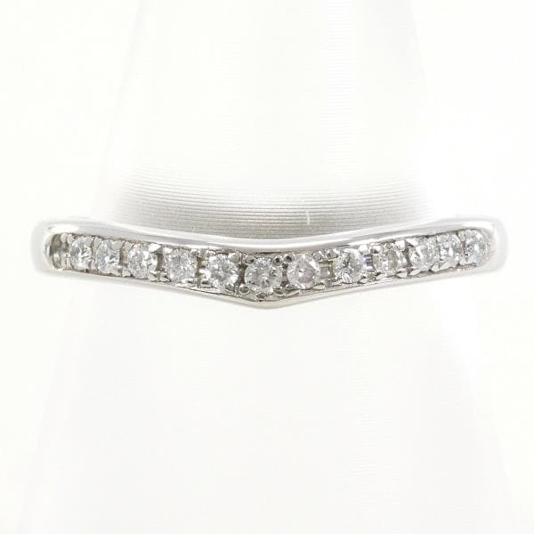 エクセルコダイヤモンド PT900 リング 指輪 9号 ダイヤ 0.136 ジュエリー 中古