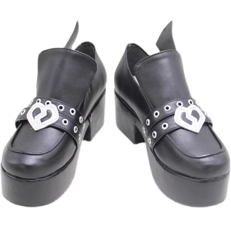 コスプレ靴 魔界ノりりむ Makaino Ririmu バーチャル YouTuber Vtuber 長靴 コスプレ クリスマス ハロウィン