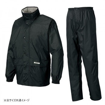 アイトス レインスーツ（B-1） ブラック LL 58701