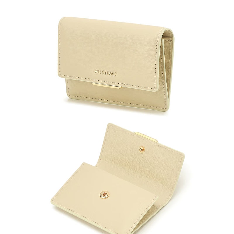 レディース ベージュ ロゴ装飾 牛革 コインウォレット JAHO2F392I2 / カードケース 4,969円