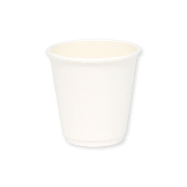 紙コップ 二重断熱カップ10オンス(300ml) 白無地 1セット(1000個:25個×40パック)