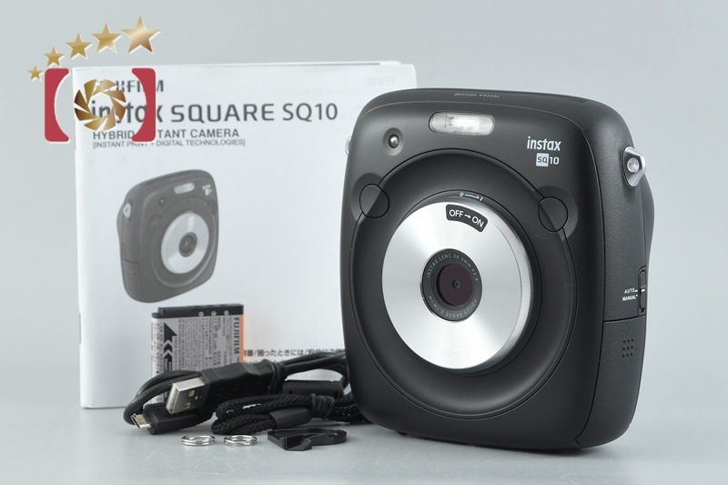 富士フイルム instax SQUARE SQ10 ブラック インスタントカメラ