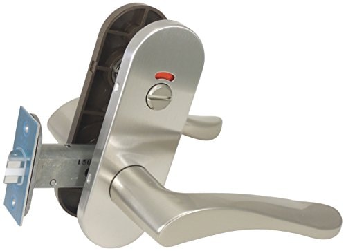 美和ロック ZLT902-8 室内用レバーハンドル トイレ錠 シルバー 0150-530
