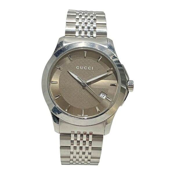 グッチ GUCCI Gタイムレス 126.4 クォーツ 時計 腕時計 メンズ 【中古】