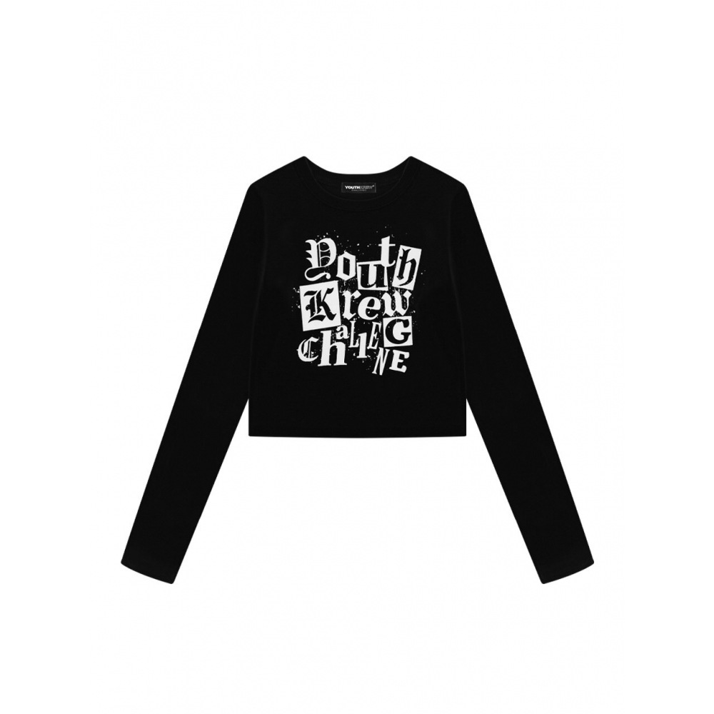 youthkrew YK ペーストクロップロングスリーブブラック 8,161円