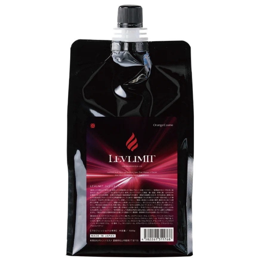 [国内正規品]オレンジコスメ LEVLIMIT (レブリミット） 1000ｇ Orange Cosme髪質改善 髪管理 次世代酸熱補正アイテム 簡単 ストレート感 艶感 グルコノラクトン レブリン酸