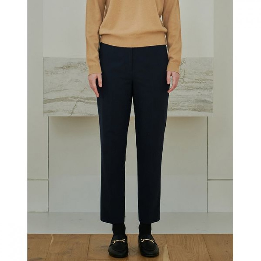 [ヘッジズレディース] 24FW 起毛ストレートスラックスネイビー HSPA4DP81N2 14,129円