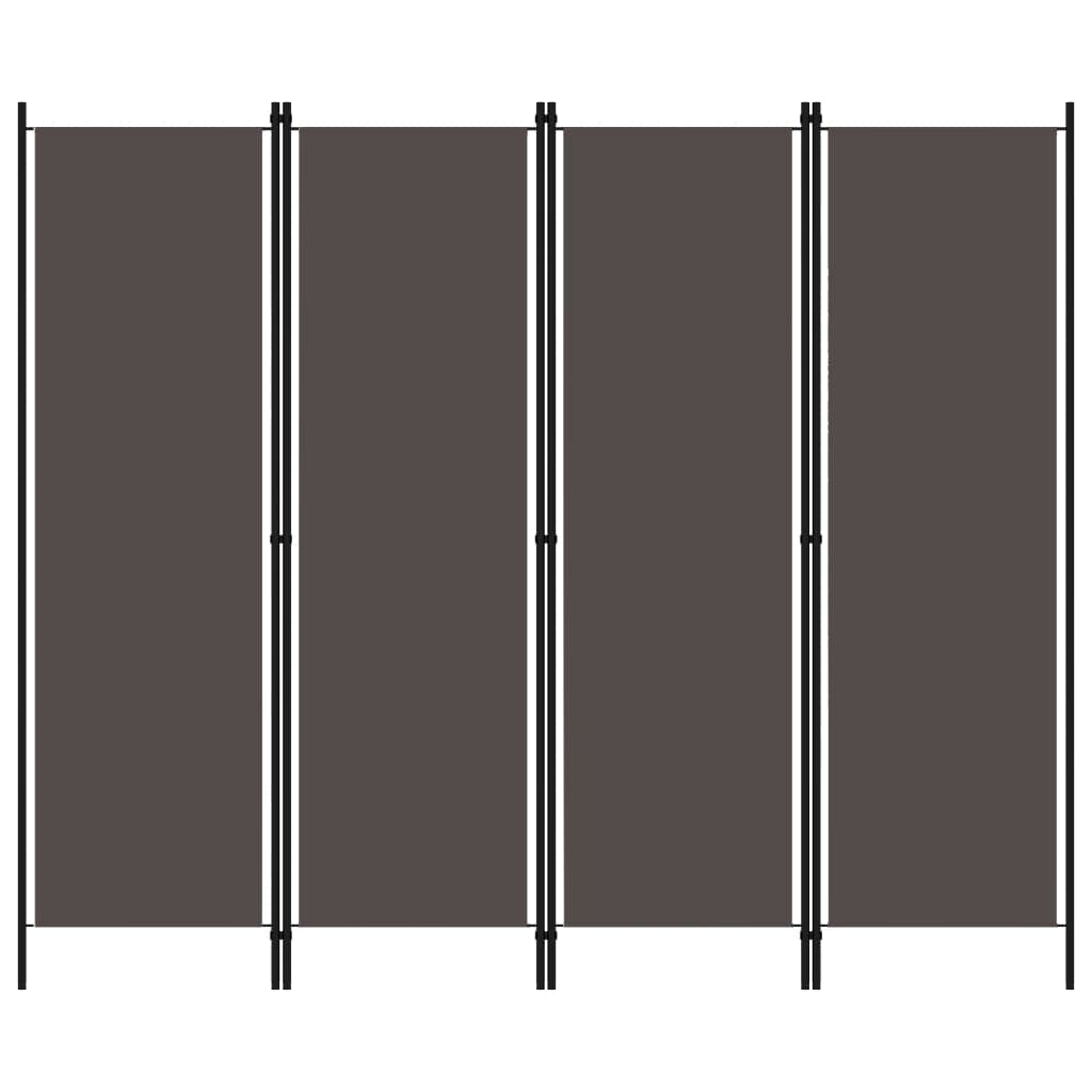 間仕切り パネル4枚 アントラシート 200x180cm